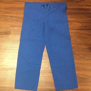 Royal blue scrub pants